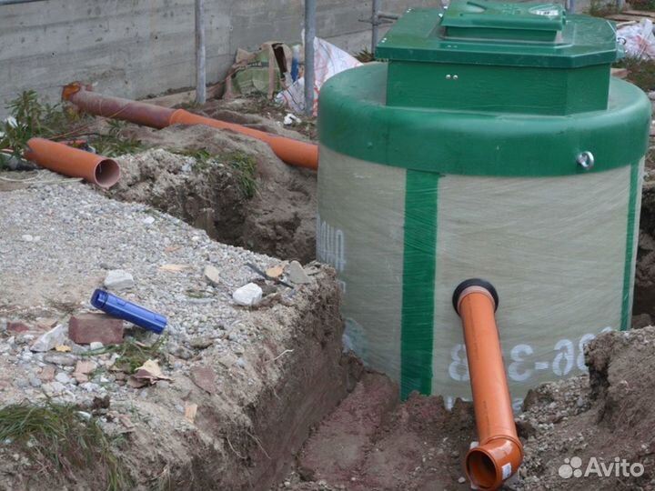 Септик Астра 5 с переливом