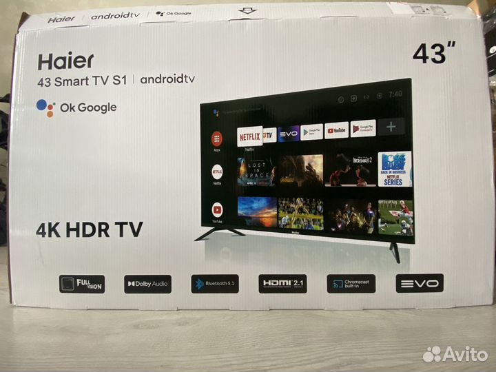 Телевизор Haier 43 SMART TV S1