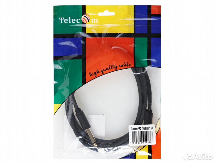 Кабели Jack 6.35 - Jack 6.35, 1.5м / 3м, Telecom