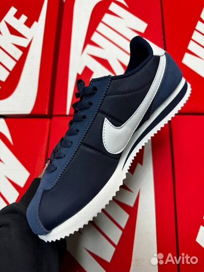 Nike Cortez Vintage синие нейлон