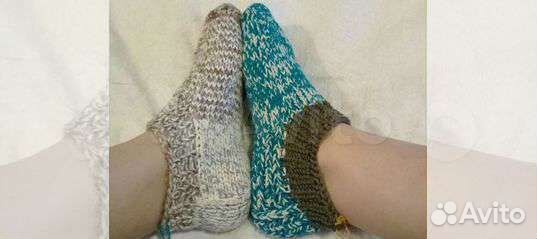 Вязаные детские следки