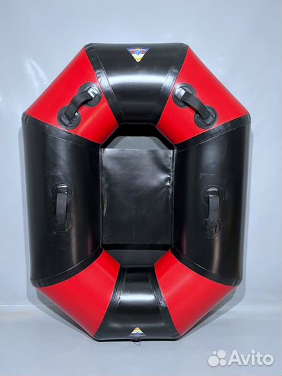 Зимняя ватрушка двухместная красная