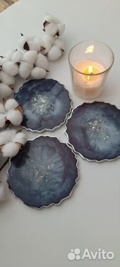 Сервировочный набор из эпоксидной смолы