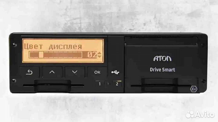Новый цифровой тахограф Атол Драйв.Под ключ
