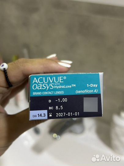 Контактные линзы Acuvue oasys