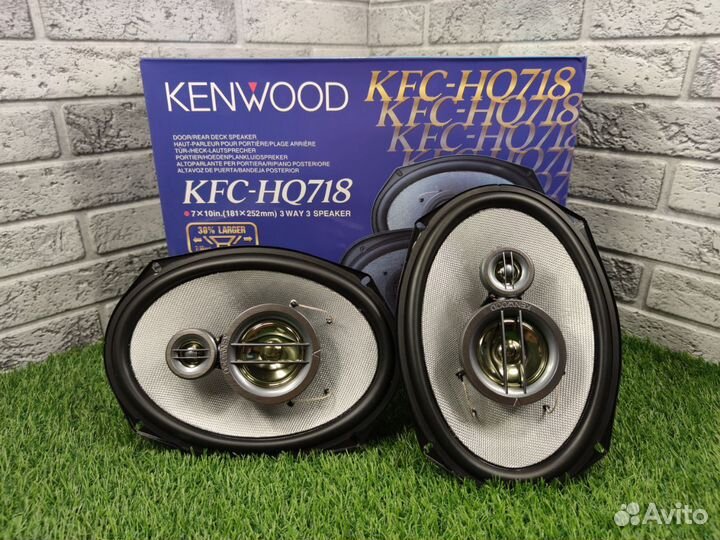 Колонки автомобильные kenwood KFC-HQ718 овалы 7х10