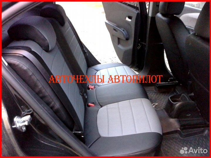 Чехлы Автопилот Chevrolet Aveo T250 из экокожи