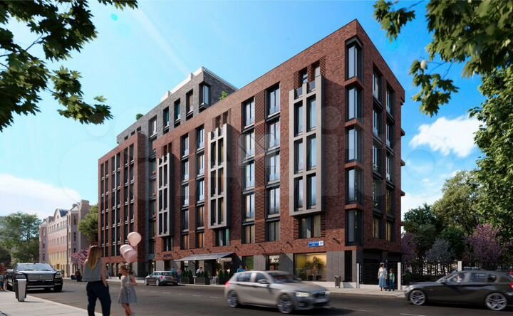 Квартира-студия, 43,3 м², 3/12 эт.