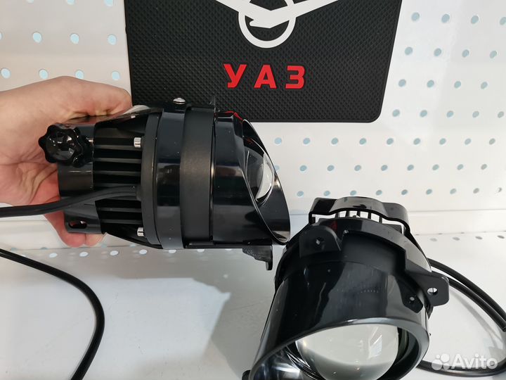 Противотуманные фары УАЗ патриот bi-led линзы