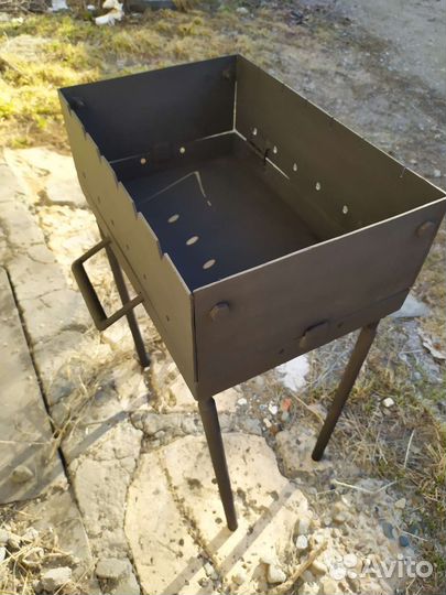 Мангал складной в чемодан