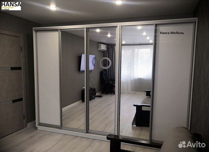 Шкаф купе большой, 5 дверей, 4 метра, сроки 2-5 дн