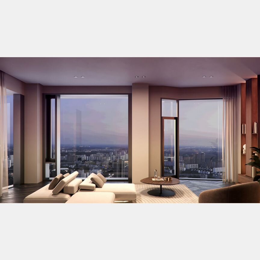 3-к. квартира, 89,6 м², 9/56 эт.