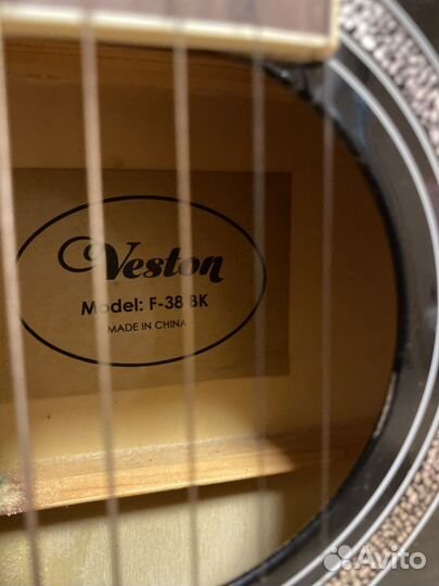 Гитара veston f-38bk