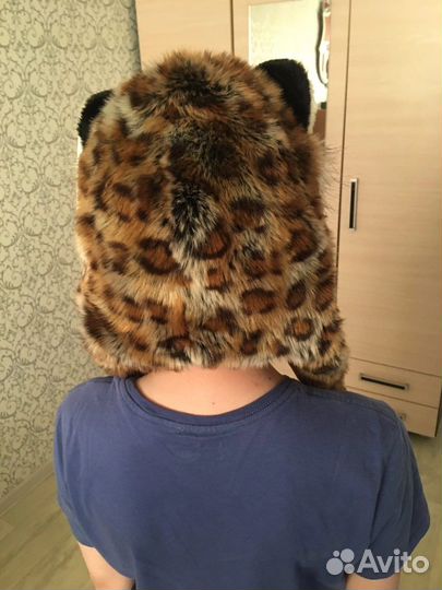 Шапка детская - леопард