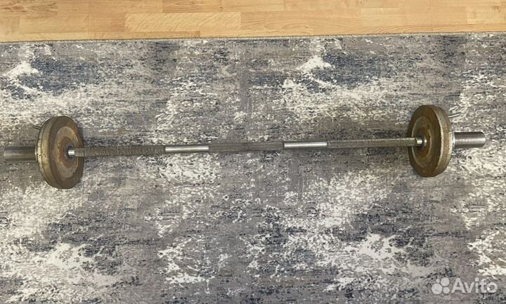 Штанга, гриф, блины