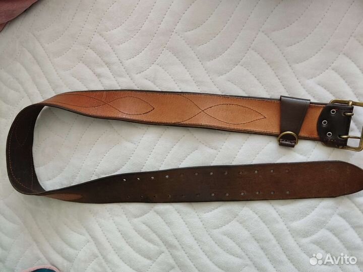 Ремень, натуральная кожа. 105 см