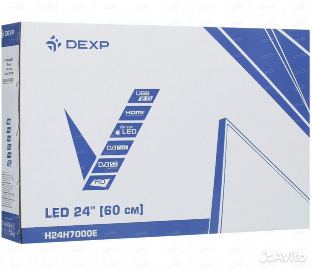 Телевизор dexp h24h7000e
