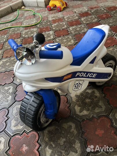 Детский Мотоцикл беговел полесье