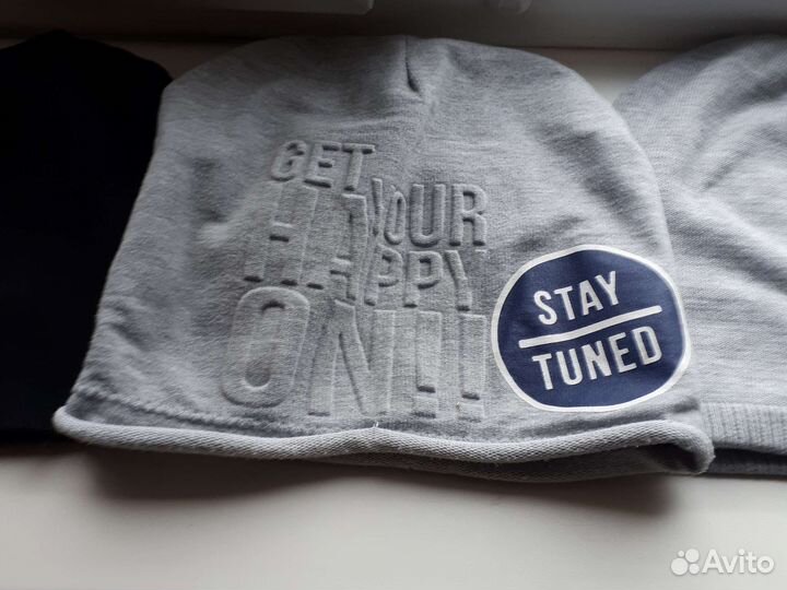 Шапка benetton серая унисекс