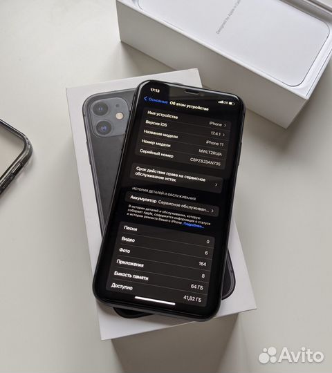 iPhone 11 64GB SIM-esim ростест