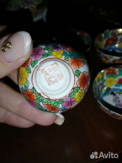 Пиалы фарфор миниатюры