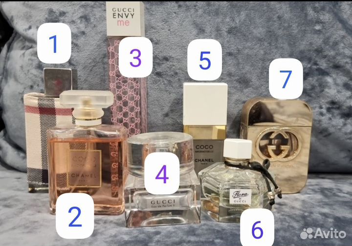 Духи женские оригинал бу Burberry, DG, остаток