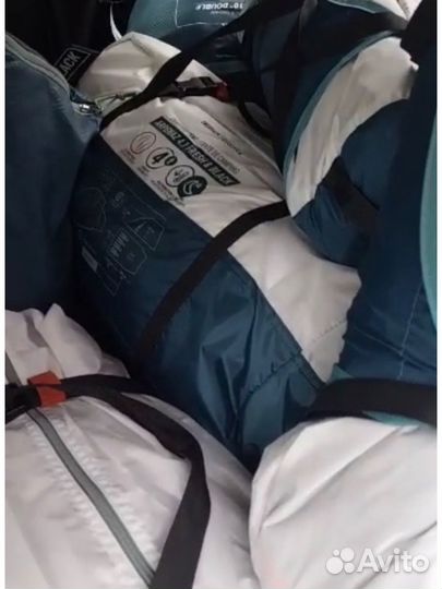 Палатка arpenaz family 4.1 fresh&black quechua