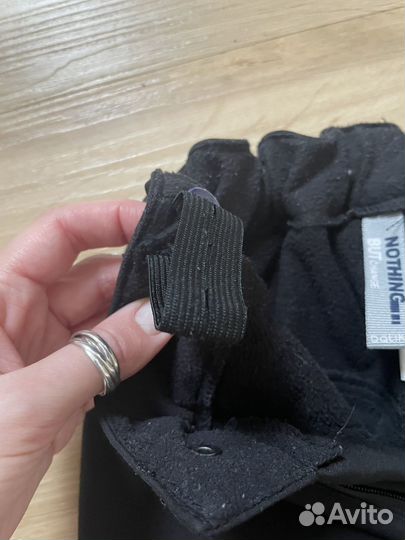 Зимние утепленные брюки детские 128