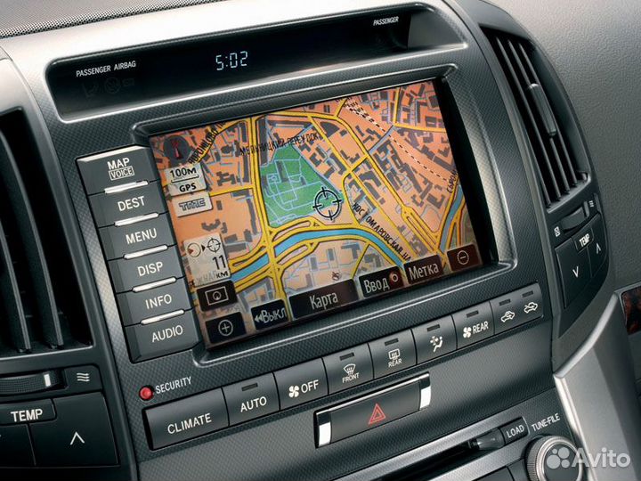 Код активации обновление карт навигации Toyota