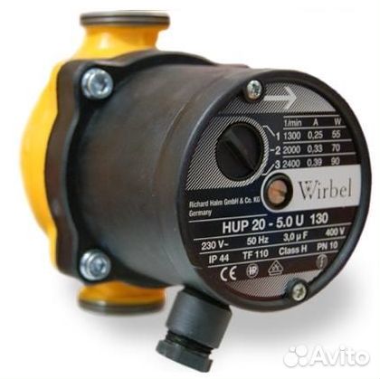 Насос циркуляционный wirbel HUP 20-4.0 u 130 (уцен
