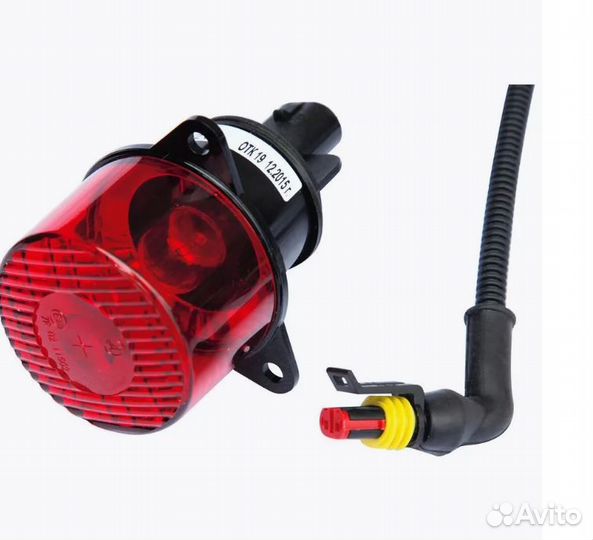 Фонарь заднего бампера риф красный