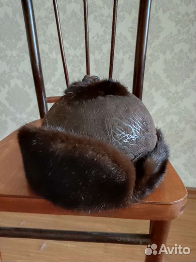 Женская шапка из норки