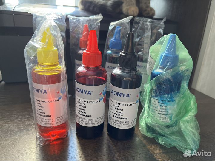 Водные чернила для принтера Epson 2 набора