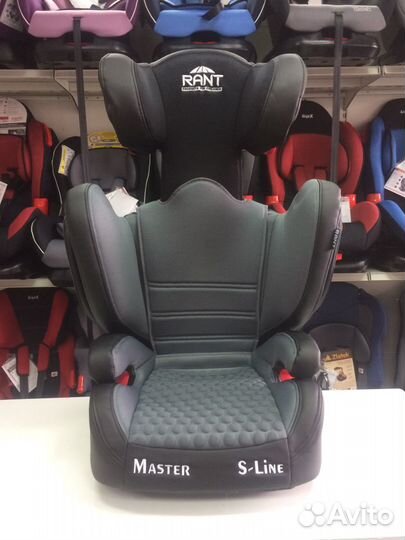 Автокресло детское 15-36кг изофикс Rant Master gre
