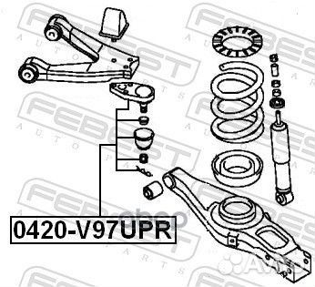 Опора шаровая 0420-V97UPR 0420-V97UPR Febest