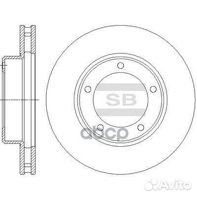 Диск тормозной lexus LX470/prado/land cruiser п