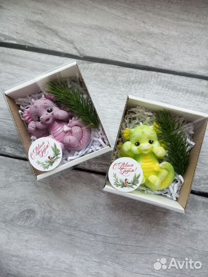 Мыло ручной работы на новый год Дракон