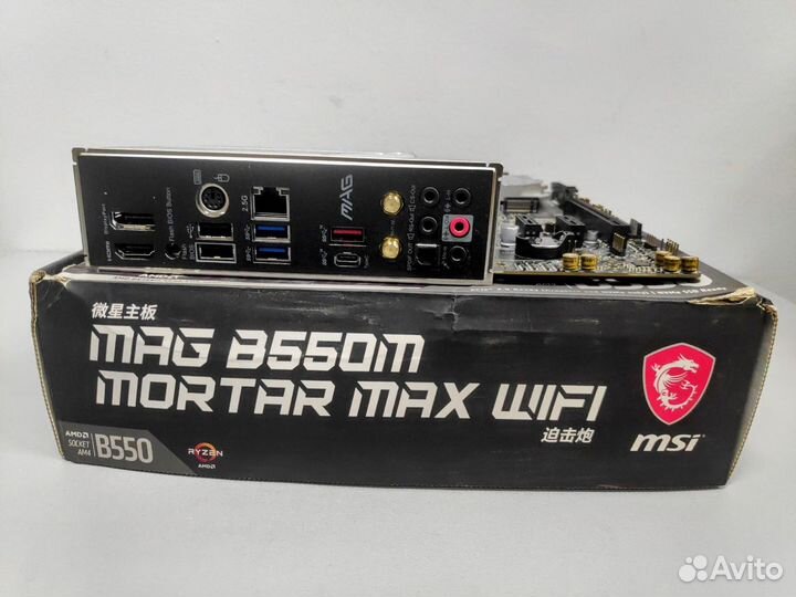 Материнская плата MSI MAG B550M mortar MAX wifi AM