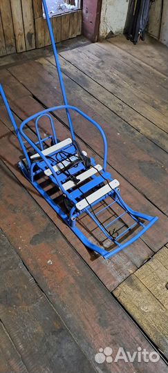 Детские санки с колесами бу