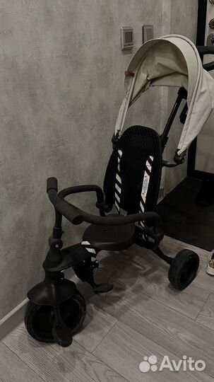 Детский велосипед коляска с ручкой