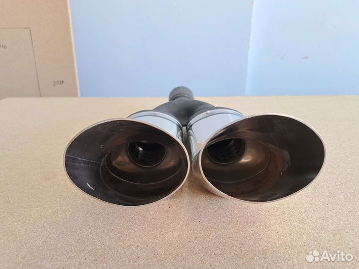 Насадка на глушитель раздвоенная