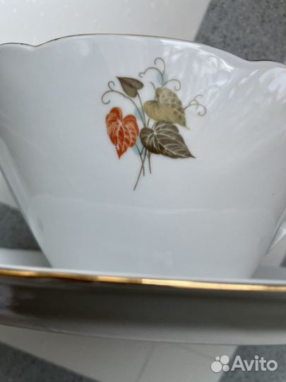 Соусник фарфор винтаж GDR