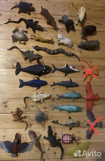 Игрушки животные деагостини