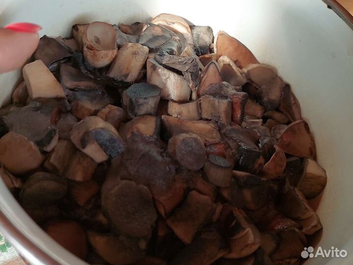 Замороженные белые грибы, подосиновики