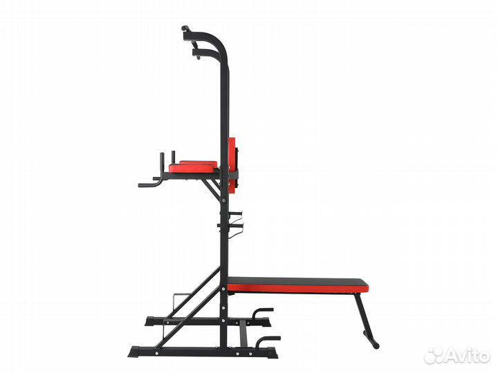 Турник-пресс-брусья со скамьей Unix Fit Power Towe