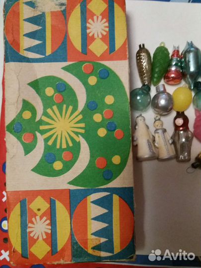 Новогодние игрушки СССР советские Малютка