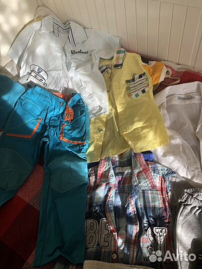 Летняя одежда пакетом на мальчика 92 98