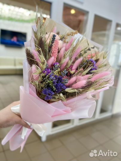 Букеты из сухоцветов