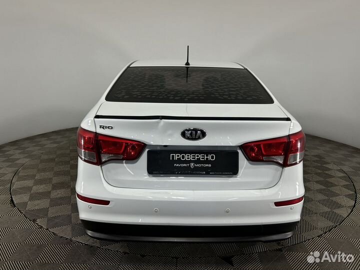 Kia Rio 1.6 МТ, 2016, 175 006 км