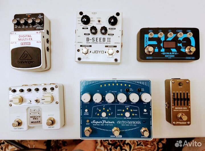 Гитарные педали ehx behringer joyo hotone mooer